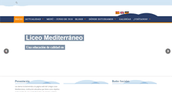 Desktop Screenshot of liceomediterraneo.com